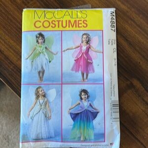 Unused McCall’s Costume Pattern.